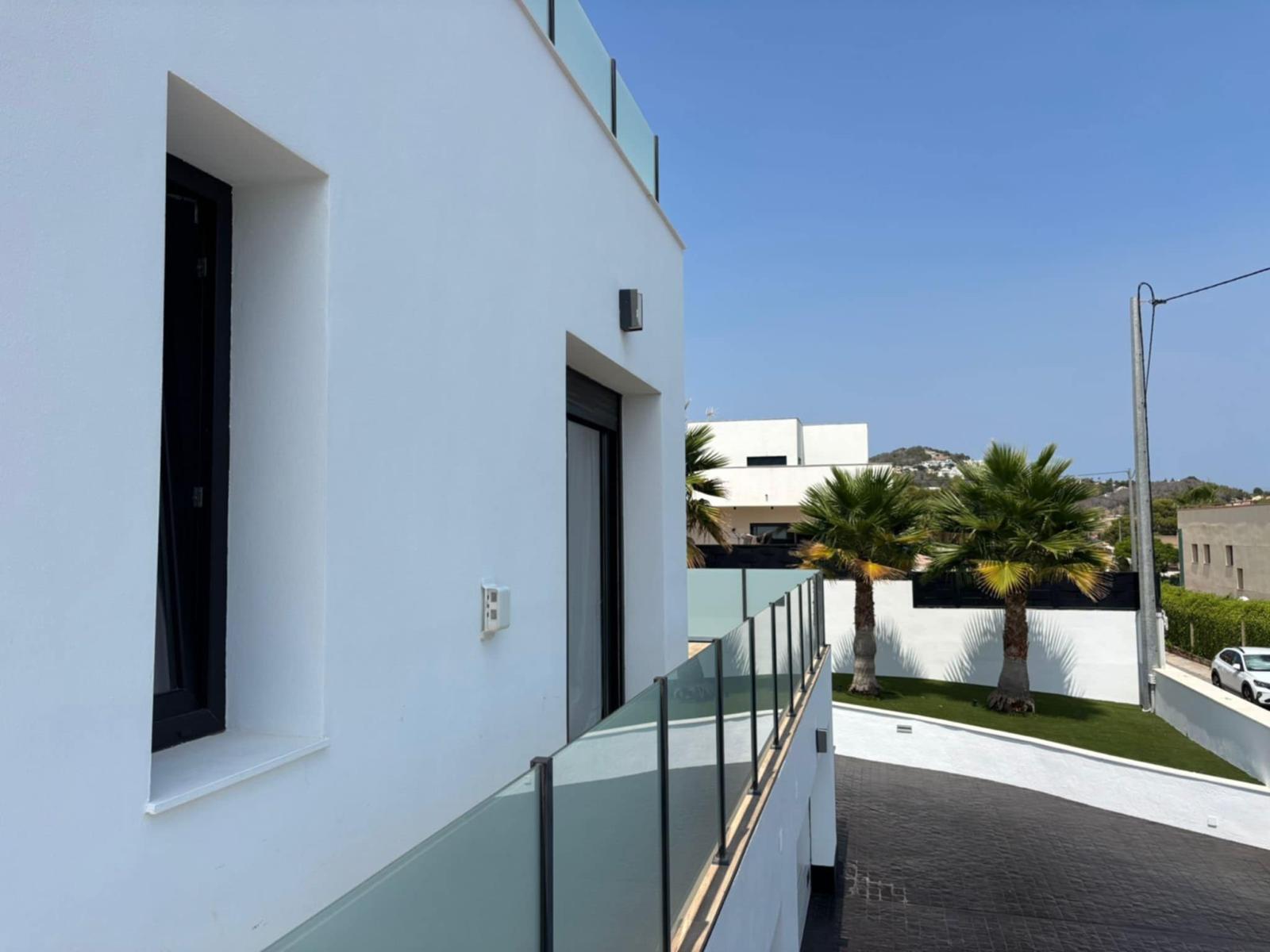 Exklusive Luxusvilla mit Ibiza-Design, Swimmingpool, Spa und Gästewohnung in Calpe — Foto 23