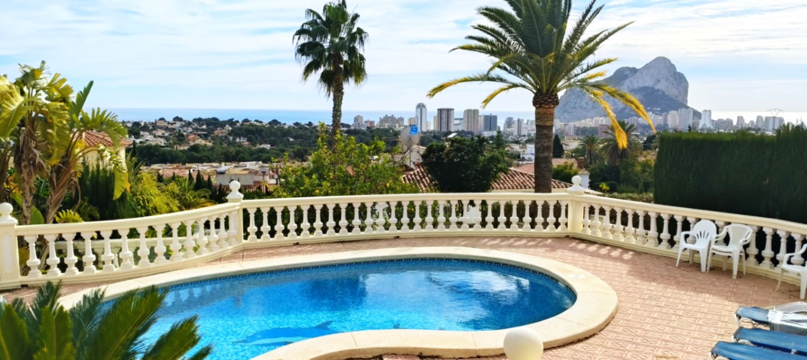 Imponerende villa med pool og betagende udsigt til Peñón de Ifach — foto 16