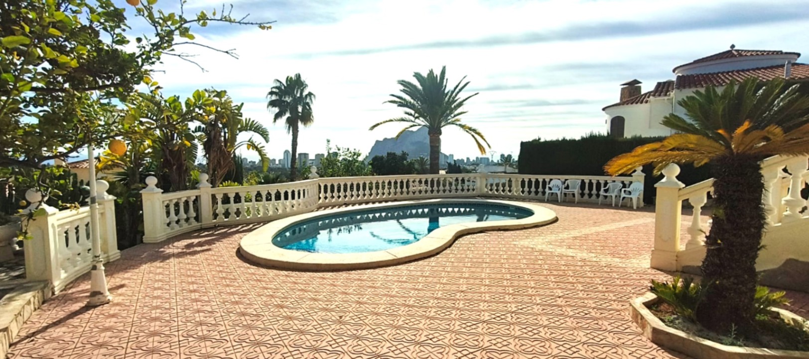 Imponerende villa med pool og betagende udsigt til Peñón de Ifach — foto 20