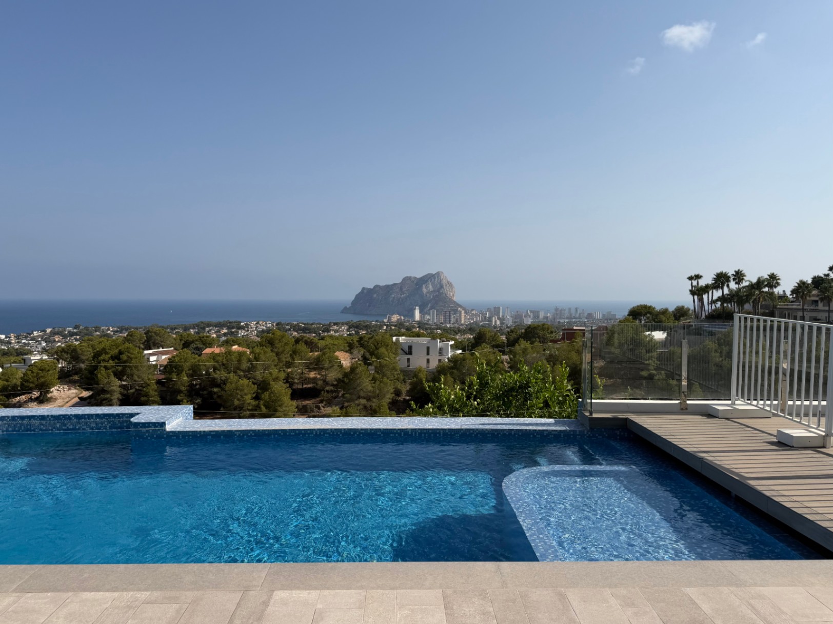 Exclusive villa with panoramic sea views, infinity pool, elevator and private wellness area in Benissa