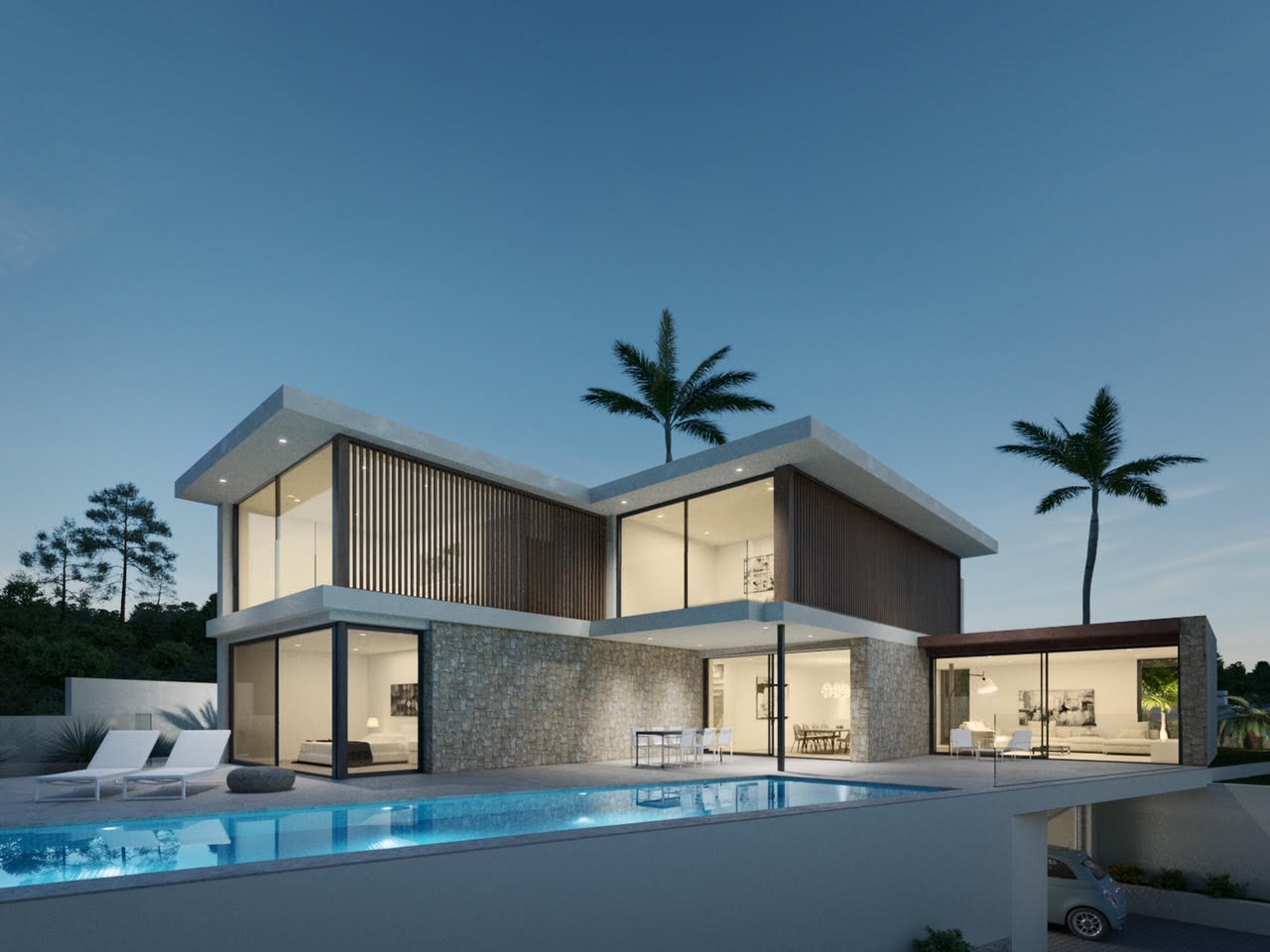 Independent villa in a luxury private urbanization.