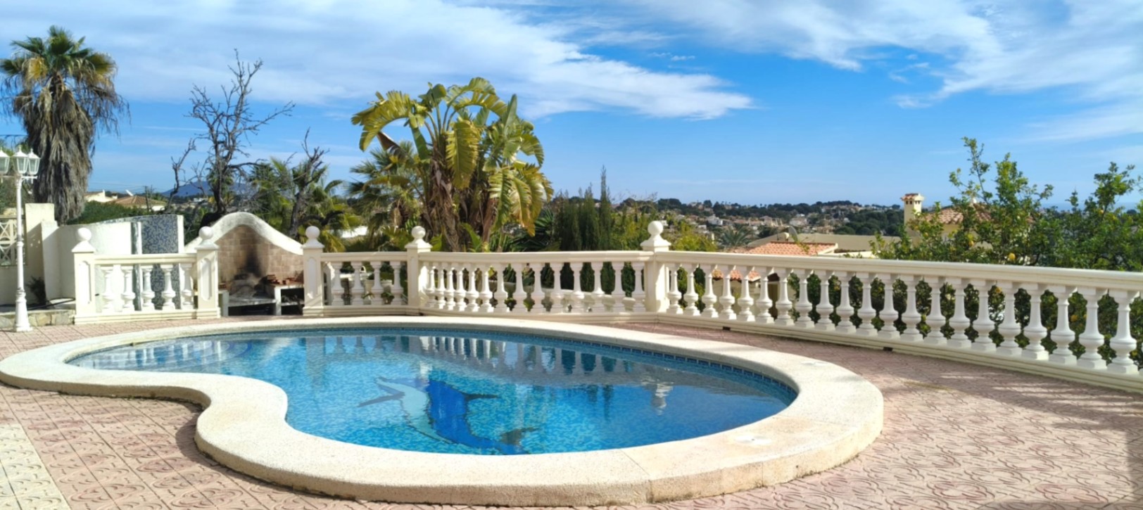 Imponerende villa med pool og betagende udsigt til Peñón de Ifach — foto 17