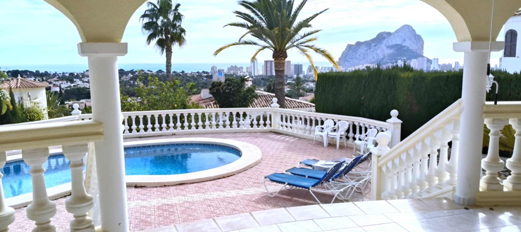 Imponerende villa med pool og betagende udsigt til Peñón de Ifach — foto 2