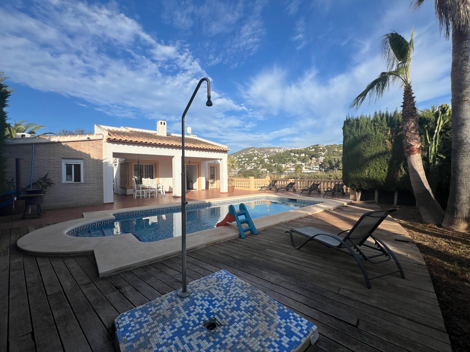 Villa con piscina privada en Moraira
